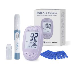FORA 6 Connect Urinezuur Meter – Special Edition (Paars)